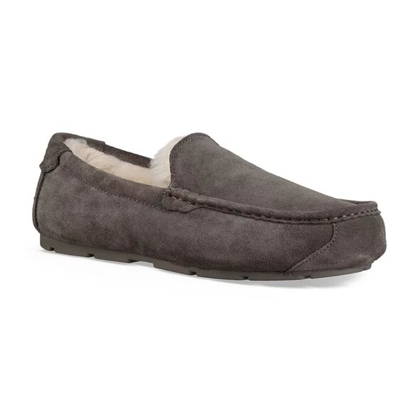 Koolaburra by UGG Tipton Men\'s Suede Slippers, Grey, 13 main image 6